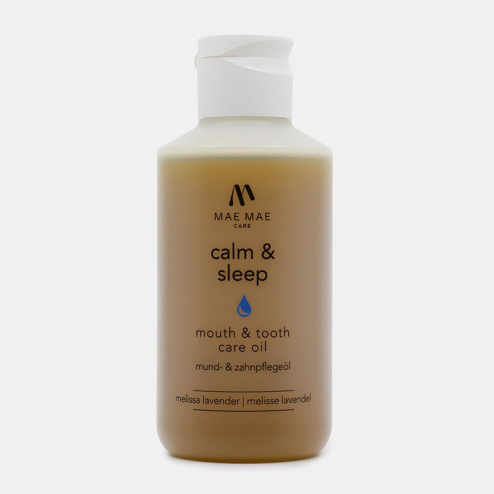 Calm & Sleep 150 ml oil pulling product by Mae Mae Care