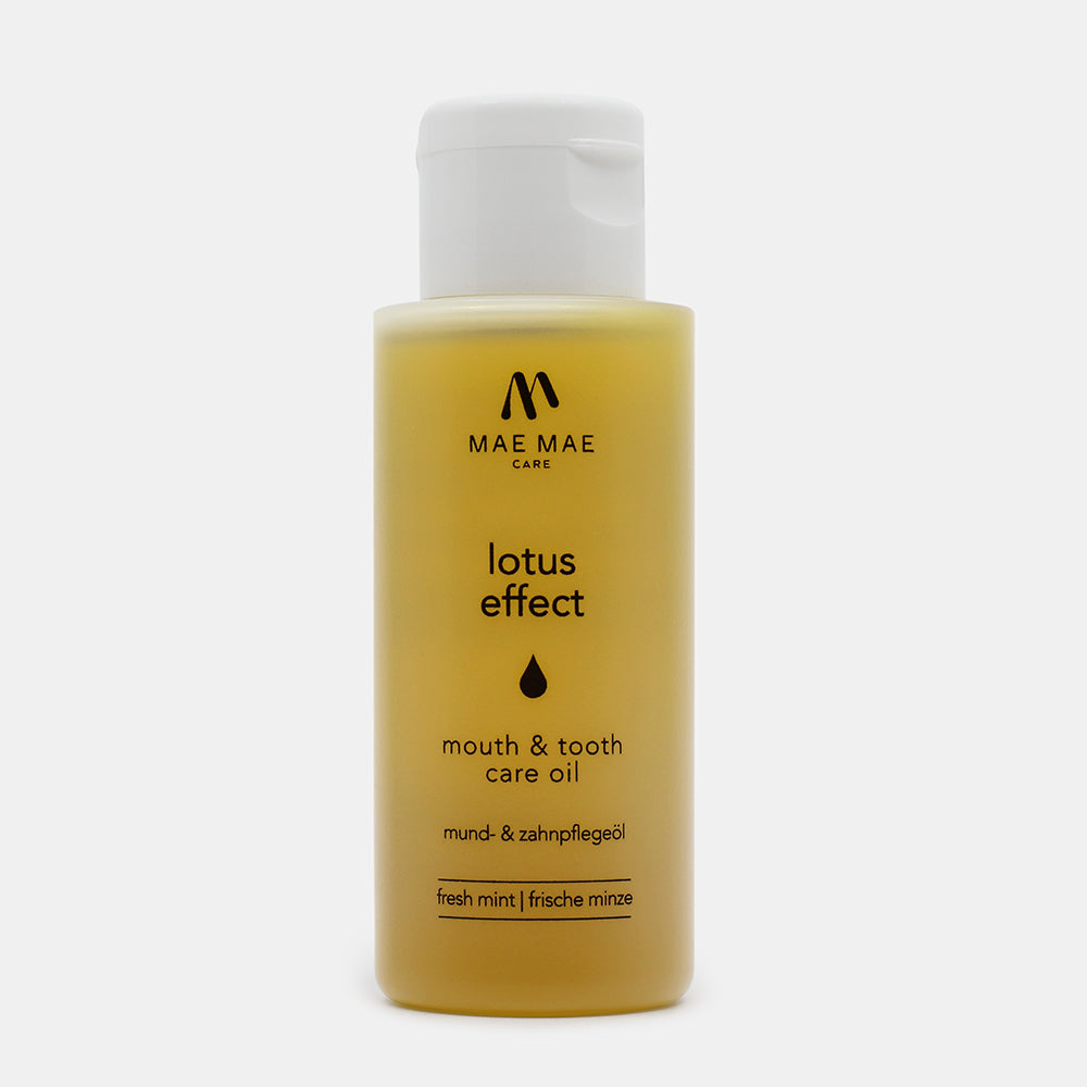Lotus Effect oil pulling product lifestyle image by Mae Mae Care