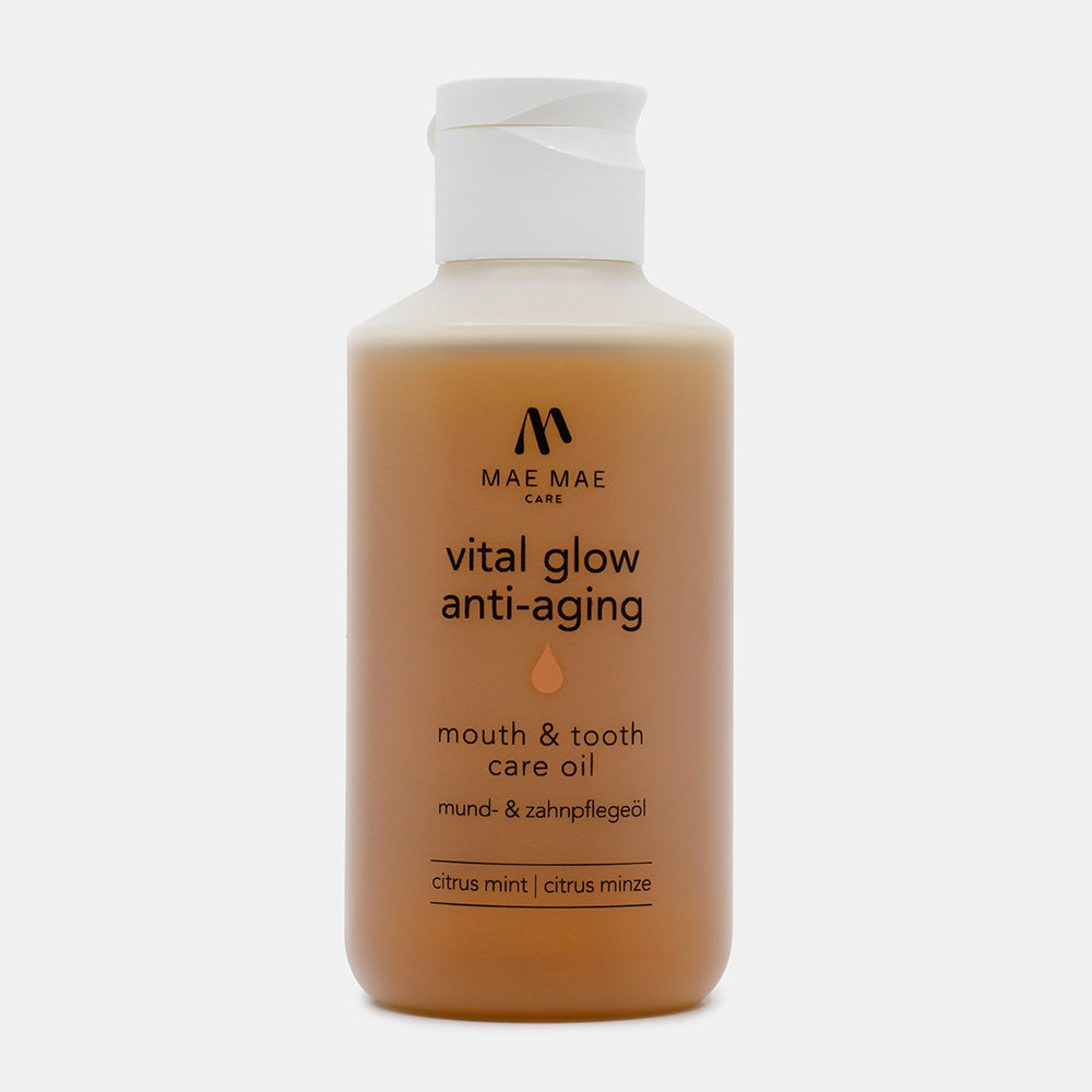 Vital Glow Anti-Aging 150 ml oil pulling product by Mae Mae Care